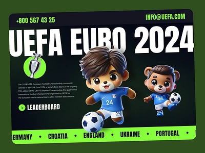 UEFA EURO 2024 color design graphic design illustration ui web