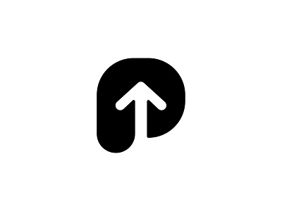 P + Arrow Logo Design arrow logo design arrow logo design idea branding growth increase letter p icon logo design negative space p letter arrow logo design p letter logo p pink payment logo design idea