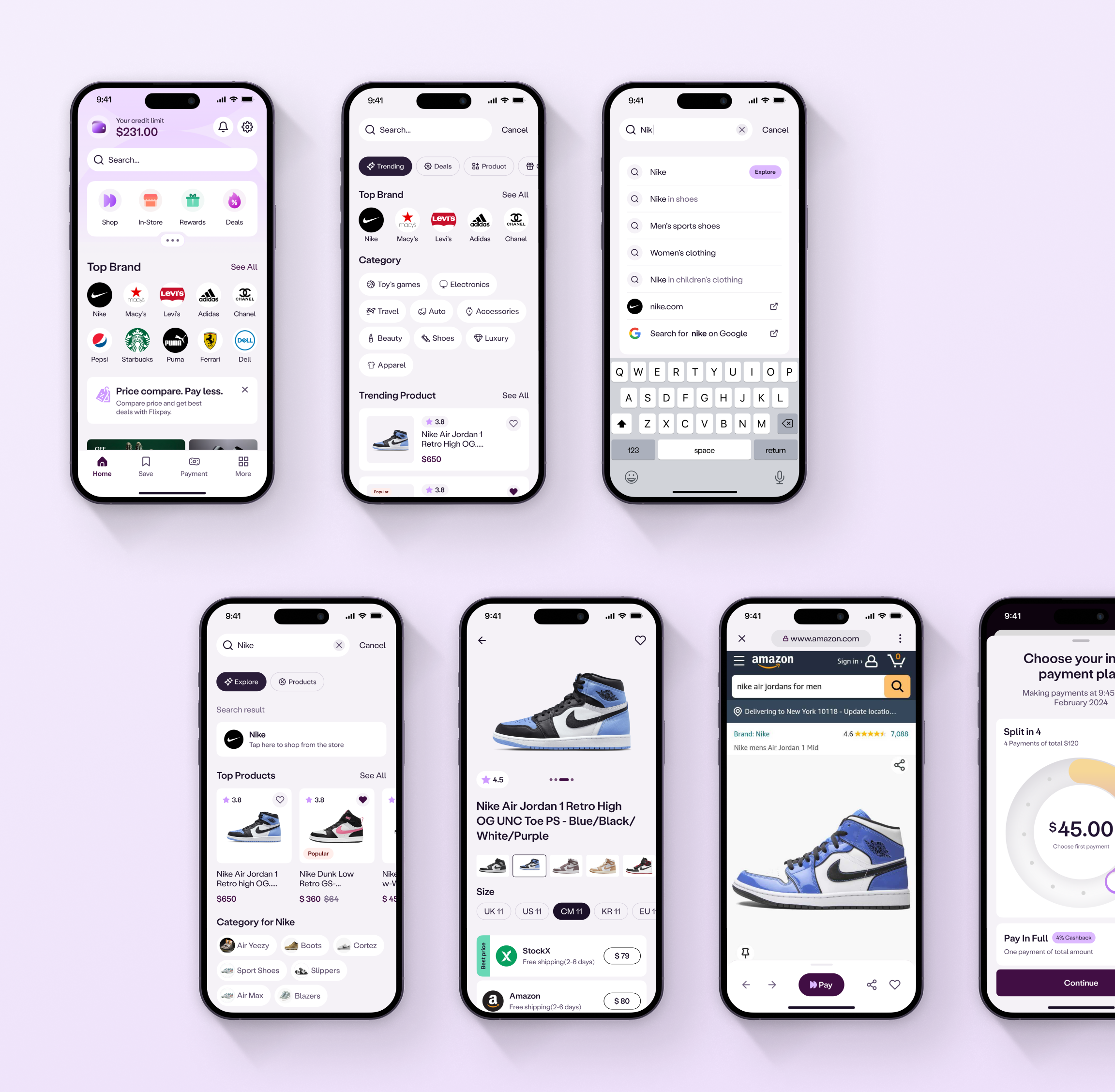 BNPL App Design | Fintech Mobile App UI UX | Shopping App Design by ...