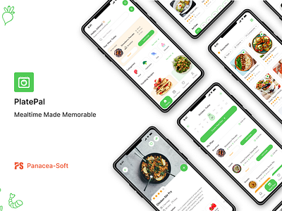 PlatePal App Showcase design designinspiration mobile app design mobiledesigntrends ui uiux userexperience visualdesign