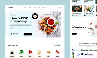 Food Delivery Website Landing Page apllicatiob app design design school design world graphic design landing page landing page design ui ui kit ui ux design web application website website design