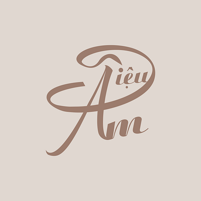Logo Diệu Âm branding graphic design logo typography