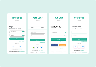 Login UI Design animation branding dribbble graphic design login logo ui ux