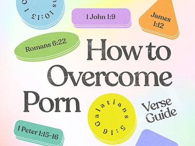 How to Overcome Porn (Verse Guide) | Christian Poster christian