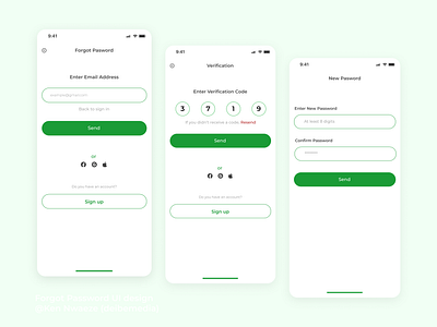 Forgot Password UI Design Layout branding design dribbble graphic design password ui uidesign ux