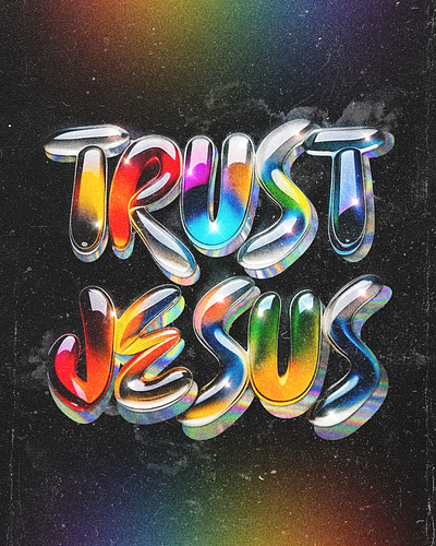 Trust Jesus | Christian Poster christian