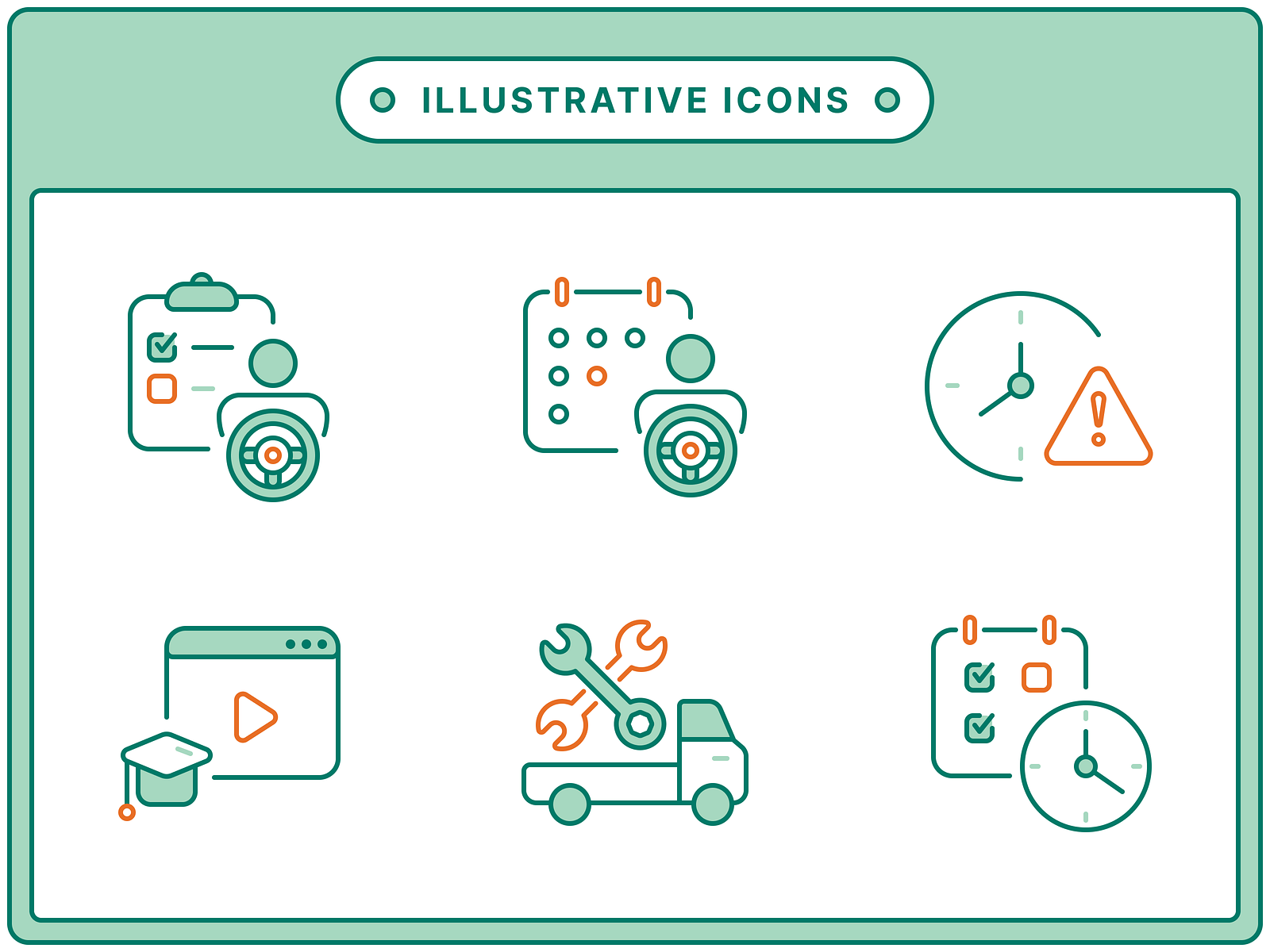 Illustrative Icons Part 2 by Nitin Bobade on Dribbble