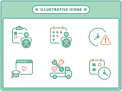 Illustrative Icons Part 2 icon illustration illustrative iconography