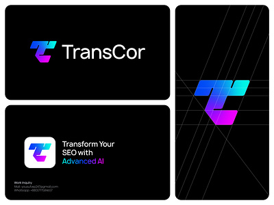 Logo Design for Ai Based SEO Platform abstract logo advanced seo agency ai arrow brand identity branding data gradient logo growth intelligence seo logo logo design marketing modern logo optimize ranking saas seo transfer