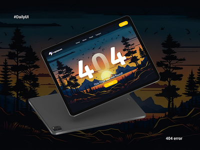 404 Error Screen UI 404error dailyui errorui ui