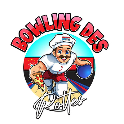 Bowling design graphic design illustration logo vector