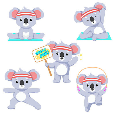 koala design graphic design illustration vector