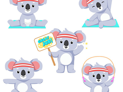 koala design graphic design illustration vector