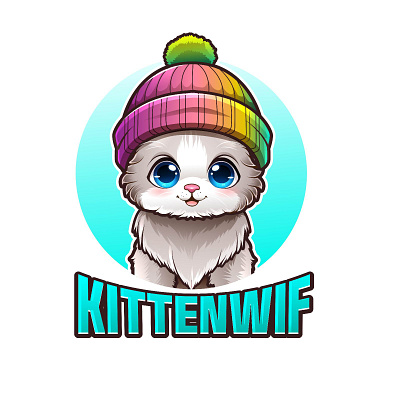 Kitten design graphic design illustration logo vector