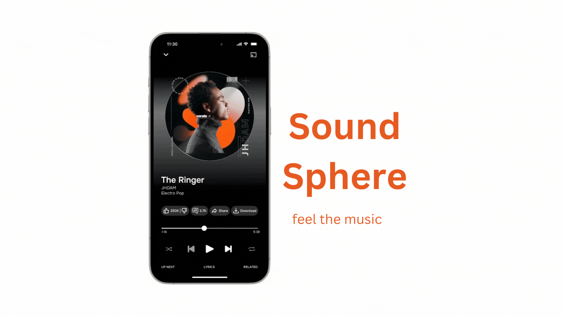 Daily UI Challenge Day 9: Music Player