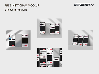 Free Instagram PSD Mockups design free free instagram mockup gadget mockup instagram instagram mockup mock up mockup mockups phone phone mockup photoshop product profile psd social media social media mockup stories template templates