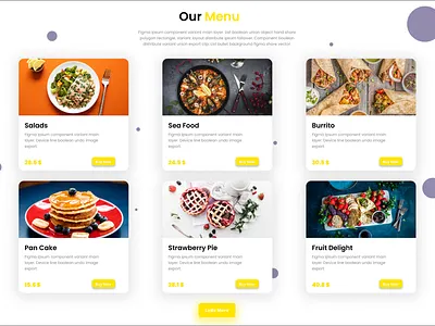 Food Delivery App Landing page-2 ui