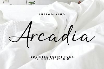 FREE FONT - Arcadia - Business Branding Script Font branding script