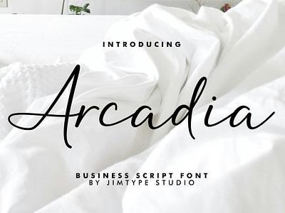 FREE FONT - Arcadia - Business Branding Script Font branding script