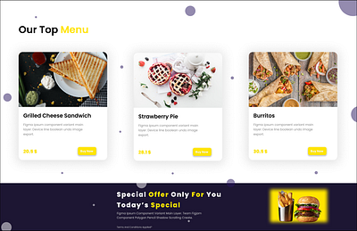 Food Delivery App Landing page-3 ui