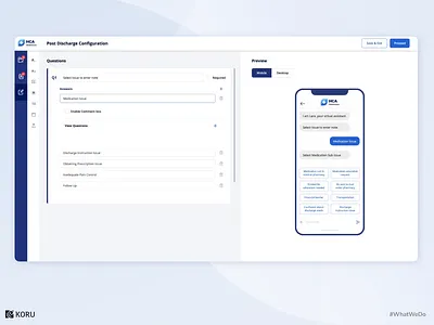 Post-discharge Care Management System
