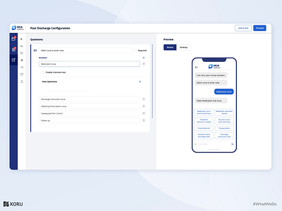 Post-discharge Care Management System