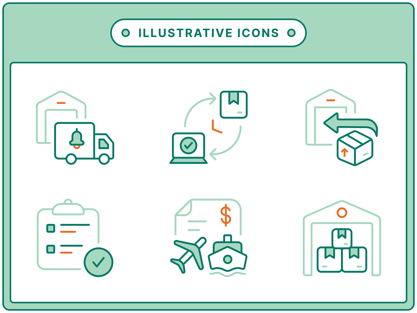 Illustrative Icons Part 1 by Nitin Bobade on Dribbble