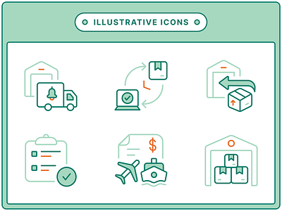 Illustrative Icons Part 1 icon illustration illustrative iconography