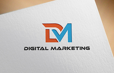 DIGITAL MARKETING LOGO DESIGN illustration