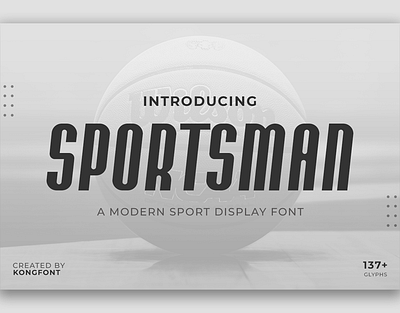 Sportsman - Modern Sans Serif Font branding design font handwritten illustration italic logotype script typeface ui