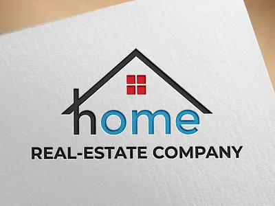REAL-ESTATE COMPANY LOGO DESIGN illustration