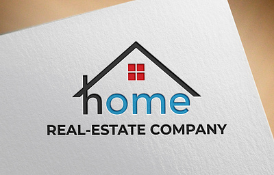 REAL-ESTATE COMPANY LOGO DESIGN illustration