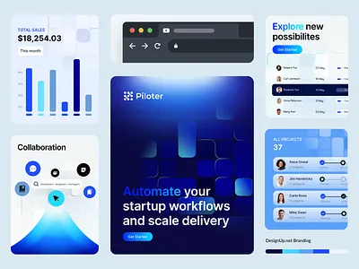 Software technology startup brand identity automation brand brand guidelines brand identity branding clean collaboration corporate crm data enterprise finance fintech minimal modern saas sales startup technology workflow