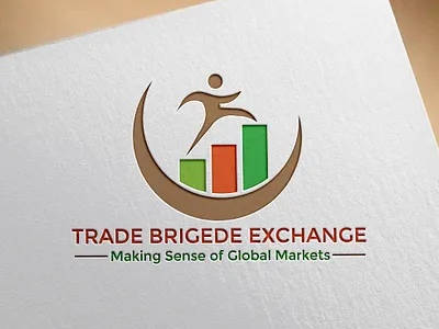 TRADE BRIGEDE EXCHANGE LOGO DESIGN illustration