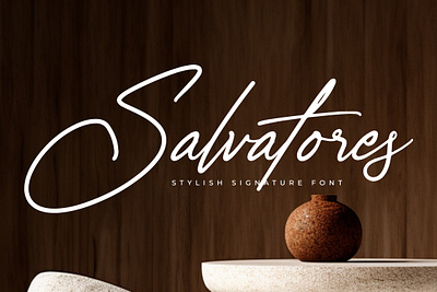 Salvatores - Stylish Signature Font style