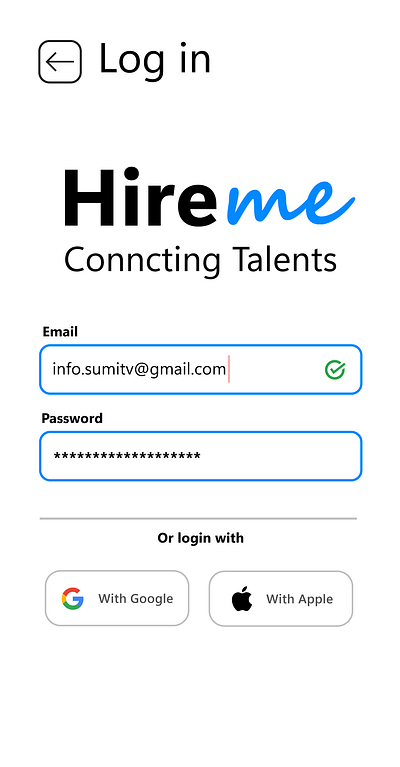 Hireme App & logo design branding graphic design logo ui