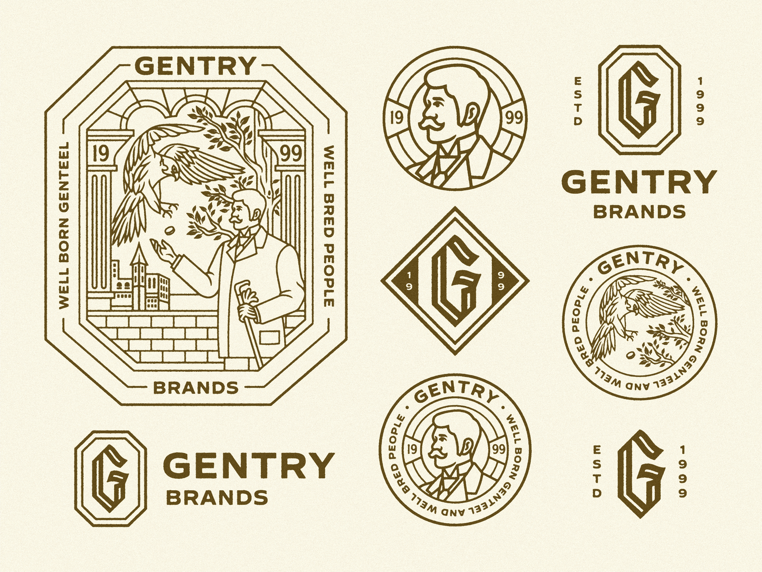 Example of Gentry Brand: Full Preview