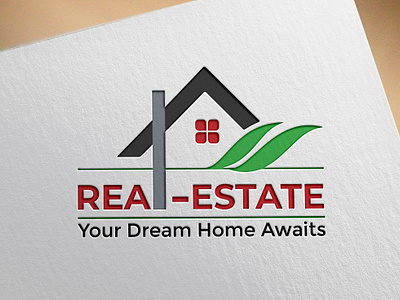 REAL-ESTATE LOGO DESIGN illustration