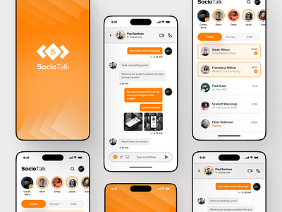 Messenger Chat Mobile App figma mobileapp ui ux