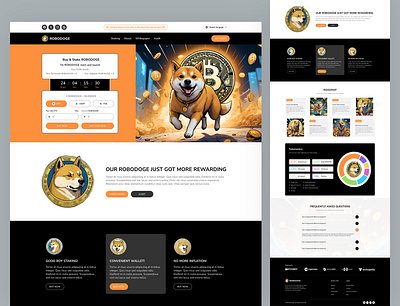 Doge20 Meme Coin HTML & Tailwind CSS Web Template bootstrap bootstrap website cryptocurrency design dog 20 coin dog20 html website illustration meme crypto meme template memecoin memecoin website tailwindcss token ui uiux web design web template website design website template
