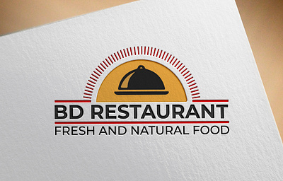 BD RESTAURANT LOGO DESIGN illustration