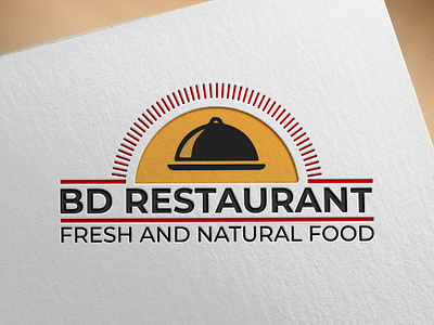 BD RESTAURANT LOGO DESIGN illustration