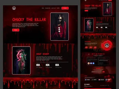 Chucky The Killer Bootstrap & Tailwind CSS Web Template bootstrap bootstrap website chucky the killer crypto cryptocurrency design html html website meme coins meme crypto memecoin memecoin website tailwindcss token ui uiux web design web template website template website ui