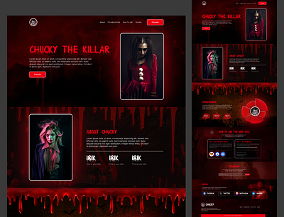 Chucky The Killer Bootstrap & Tailwind CSS Web Template bootstrap bootstrap website chucky the killer crypto cryptocurrency design html html website meme coins meme crypto memecoin memecoin website tailwindcss token ui uiux web design web template website template website ui