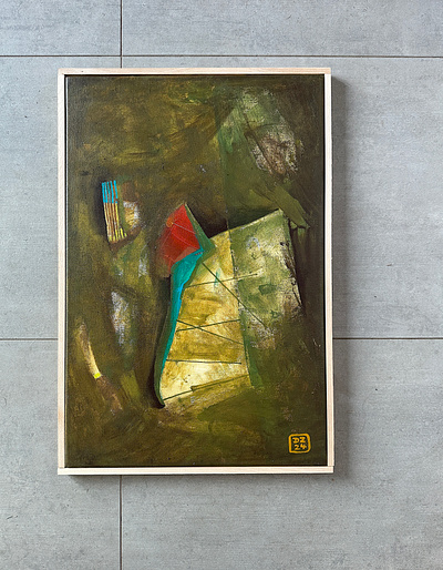 Louky .., akryl na plátně, 60 x 40 cm, Zdeněk Duroň, 2024