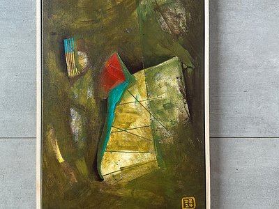 Louky .., akryl na plátně, 60 x 40 cm, Zdeněk Duroň, 2024
