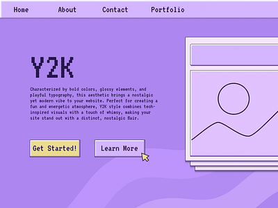 Y2K design figma illustration ui ux y2k