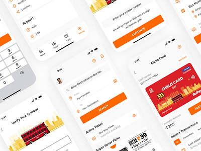 Chalo App UI Redesign app chalo design illustration interface mobile ui uiux