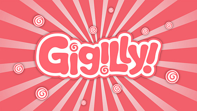 Gigilly! Candies advertising brand design branding candy graphic design illustration illustrator logo photoshop sweets