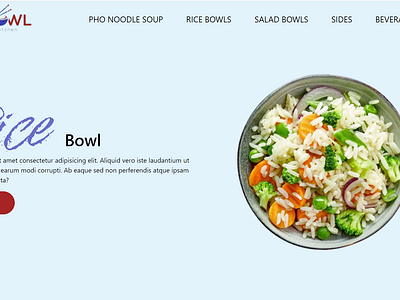 Responsive HIEUBOWL landing page using HTML ,CSS and Bootstrap graphic design ui